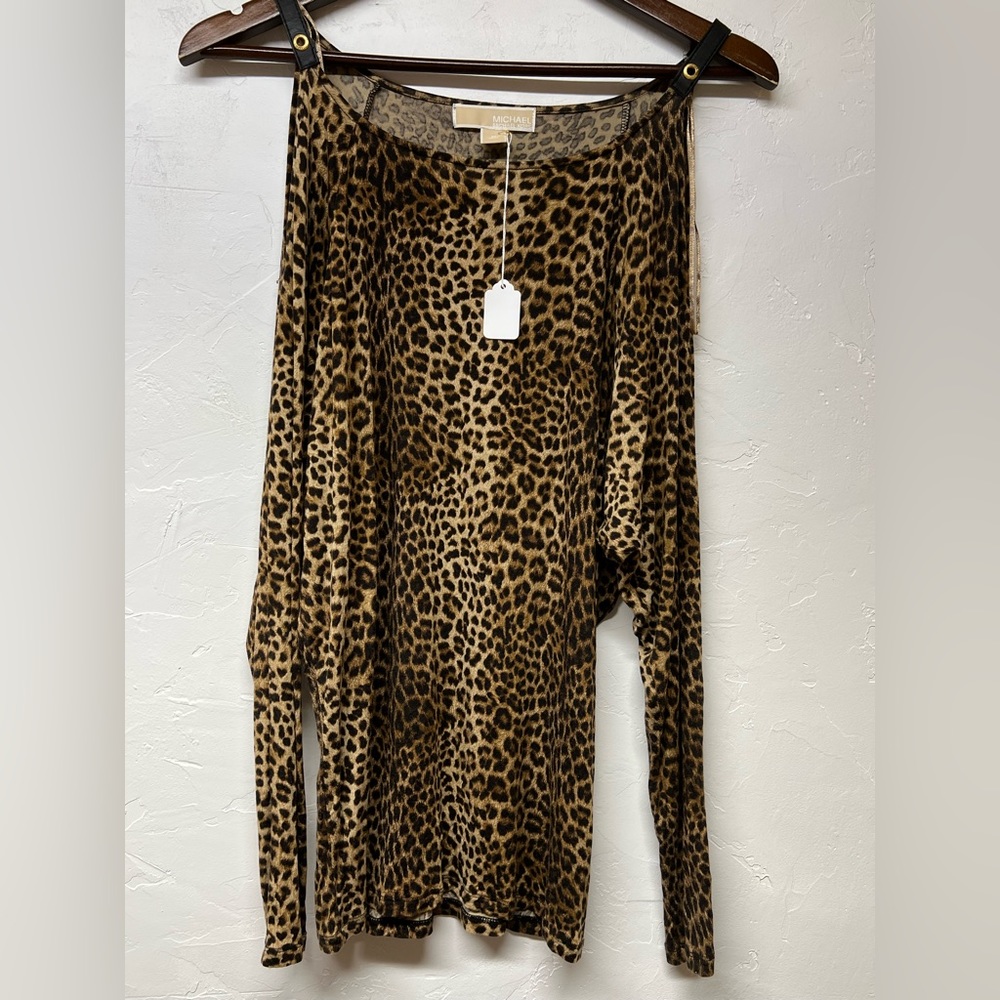 Michael Kors Cheetah Print Long Sleeve